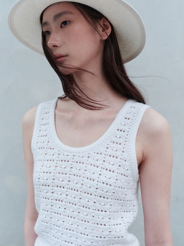 Woven Knit Tank