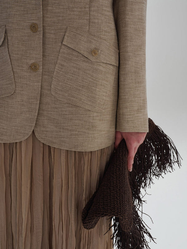 Ramie Cotton Blazer