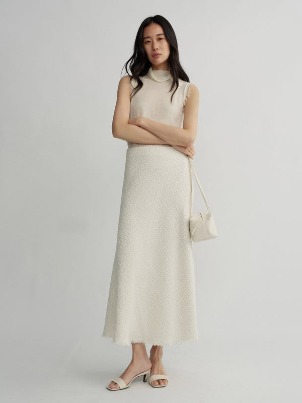 Frost Bouclé Skirt