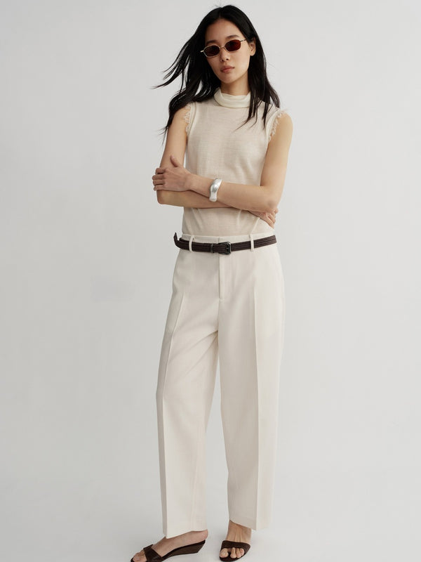 Fringed Sleeveless Top