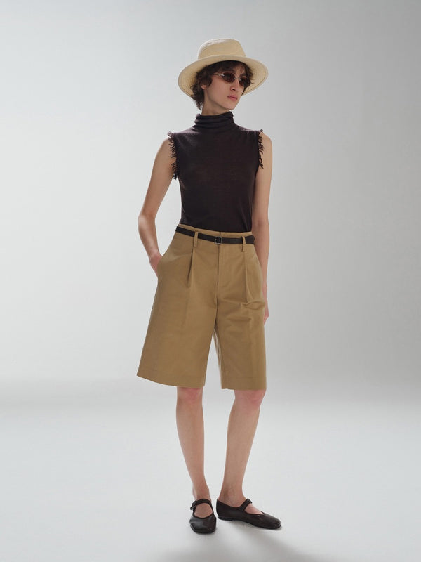 Fringed Sleeveless Top