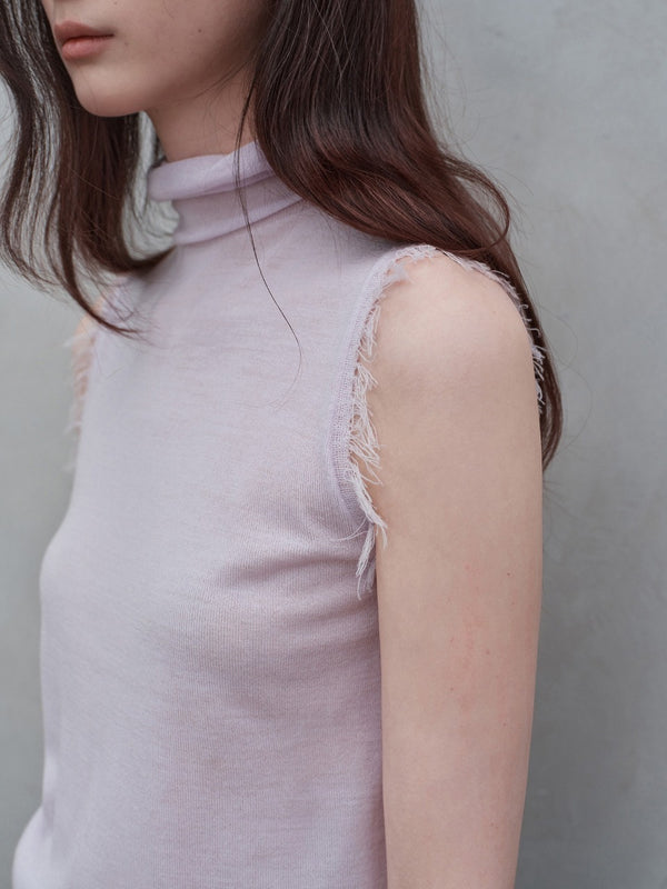 Fringed Sleeveless Top