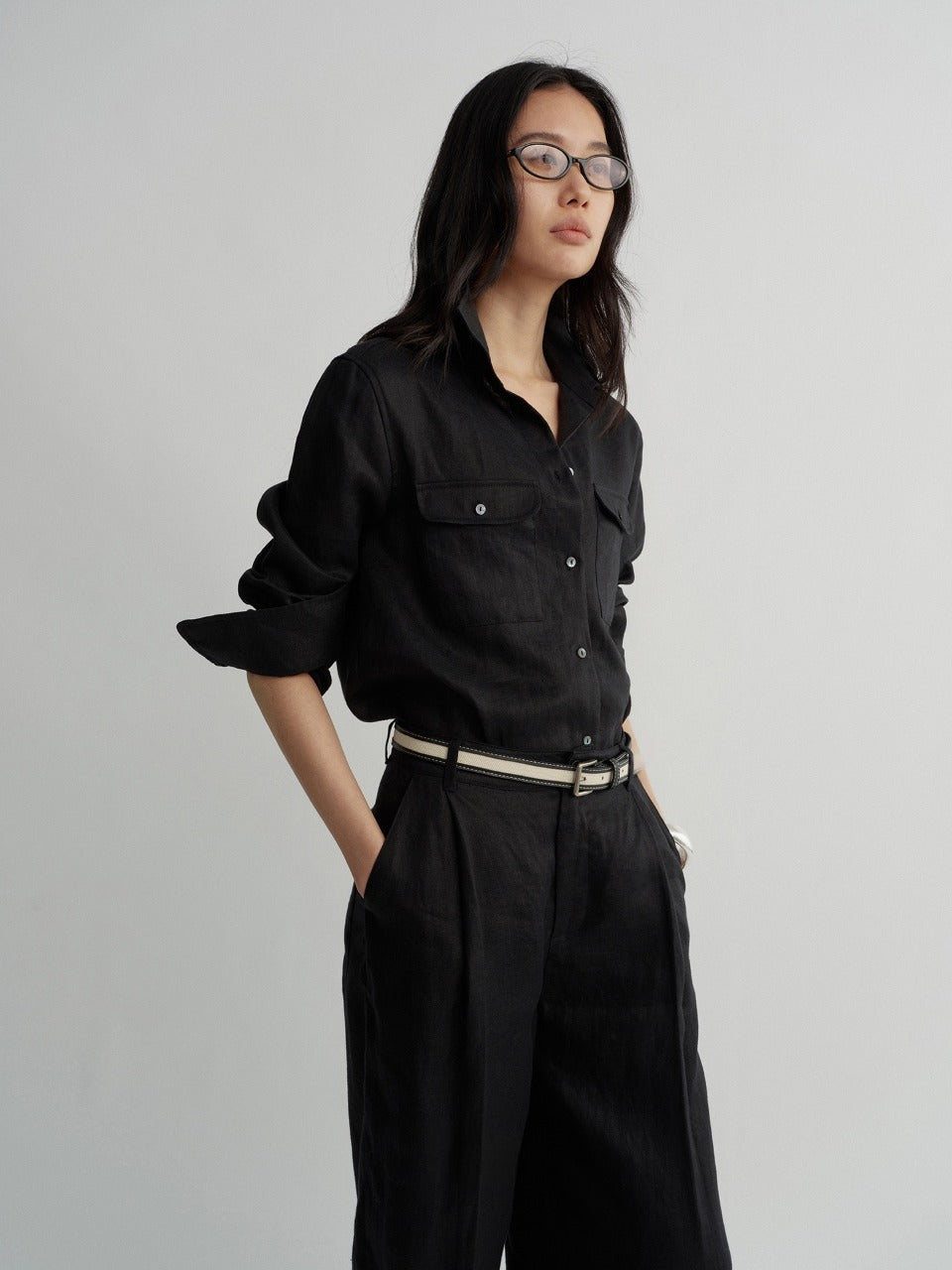 Woven Knit Belt