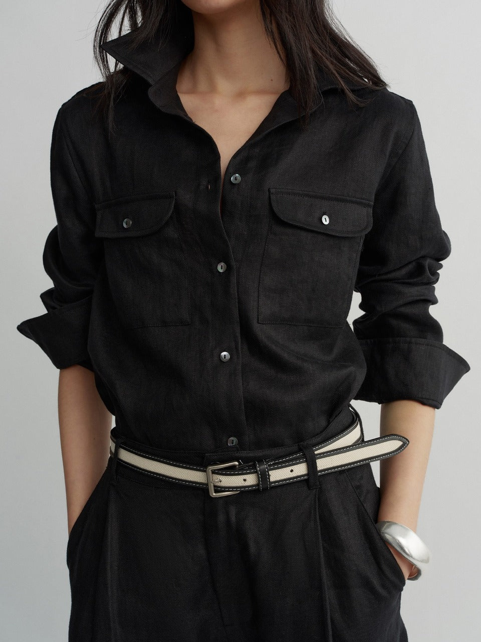 Woven Knit Belt