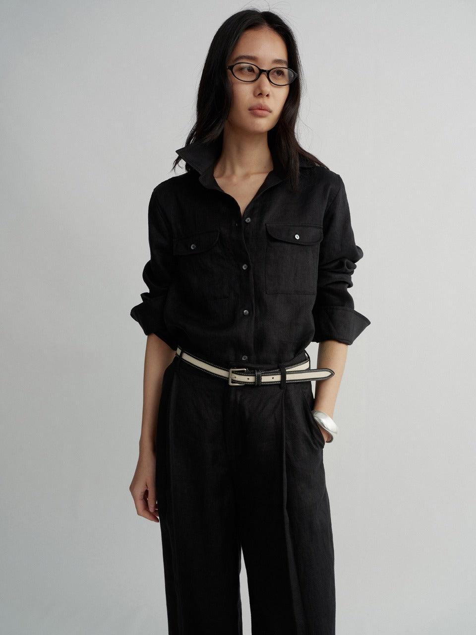 Woven Knit Belt