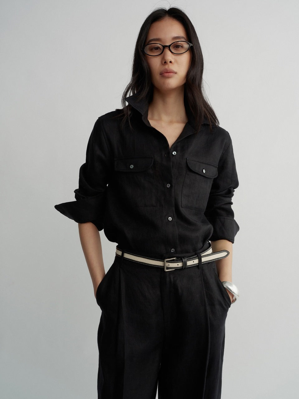 Woven Knit Belt