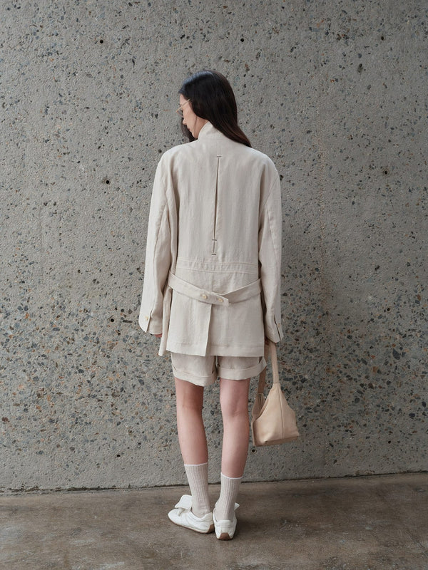 Raw Linen Jacket
