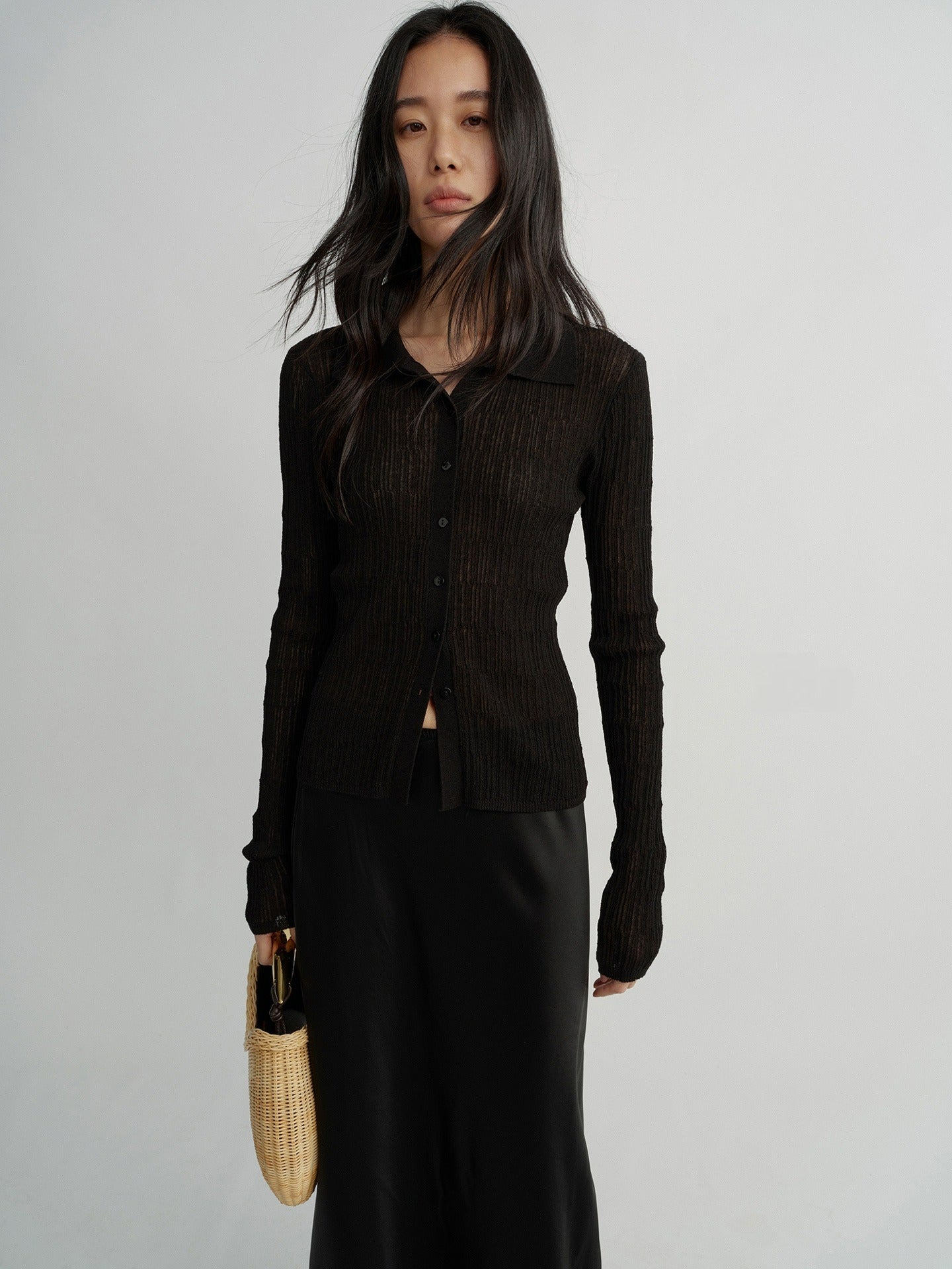 Noir Knit Cardigan