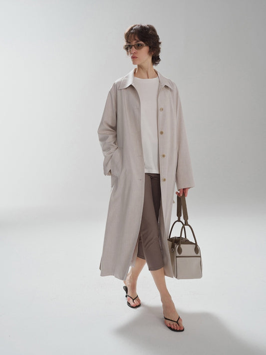 Ecru Long Coat