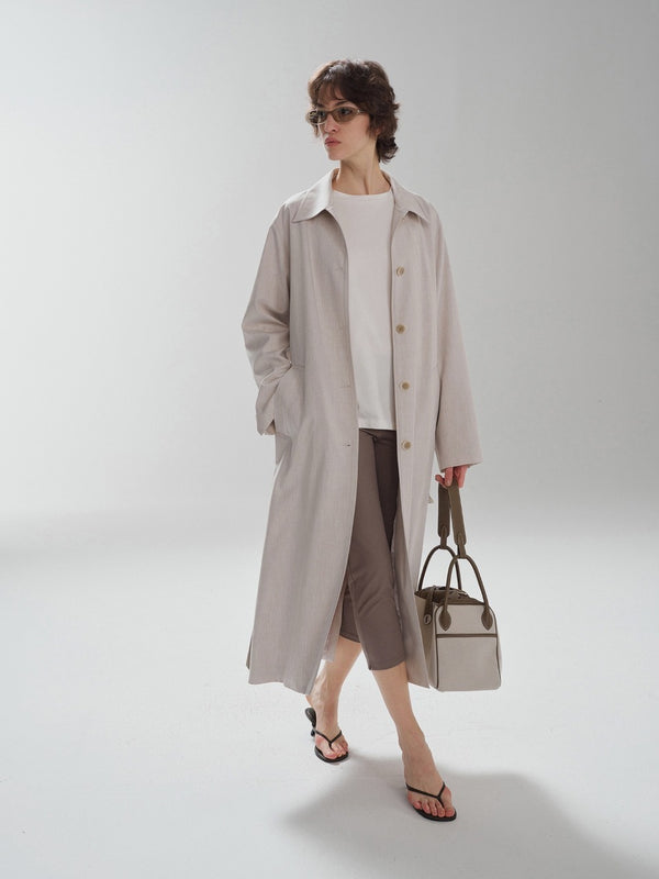 Ecru Long Coat