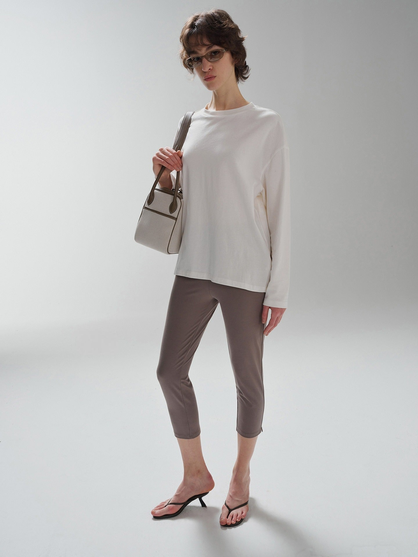 Cropped Tailored Pants