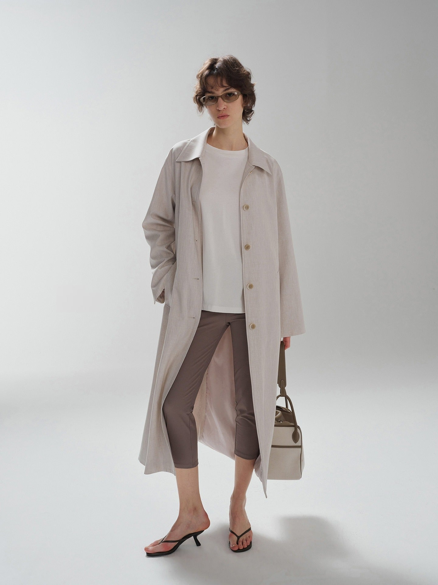 Cropped Tailored Pants
