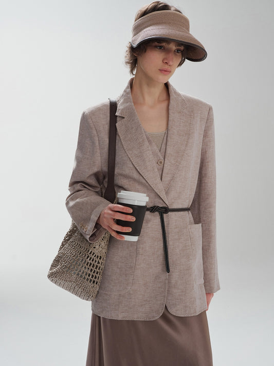 Linen Relaxed Fit Blazer