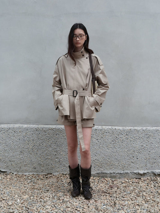 Alabaster Belt Jacket