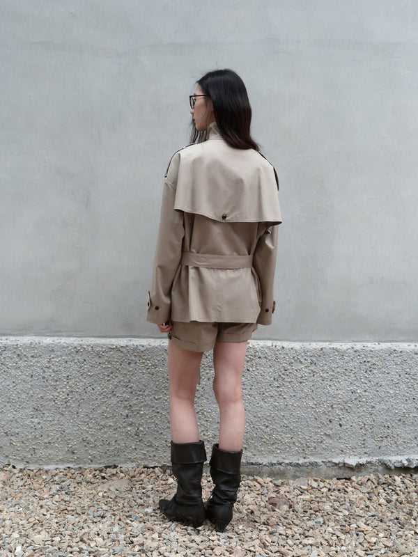 Alabaster Belt Jacket