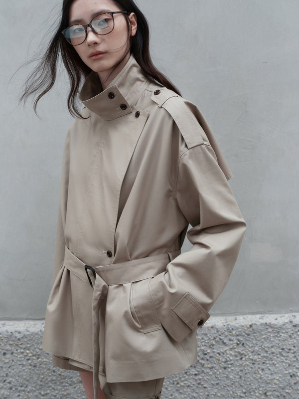 Alabaster Belt Jacket