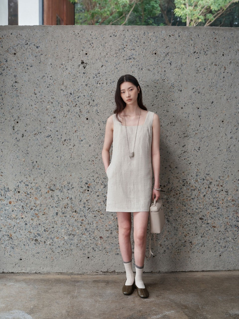 Flux Linen Dress