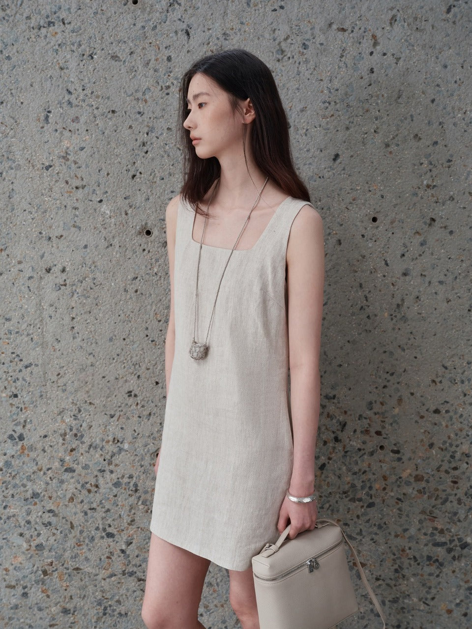 Flux Linen Dress