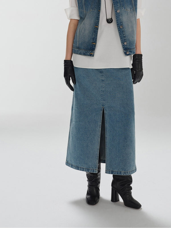 Cove Denim Skirt
