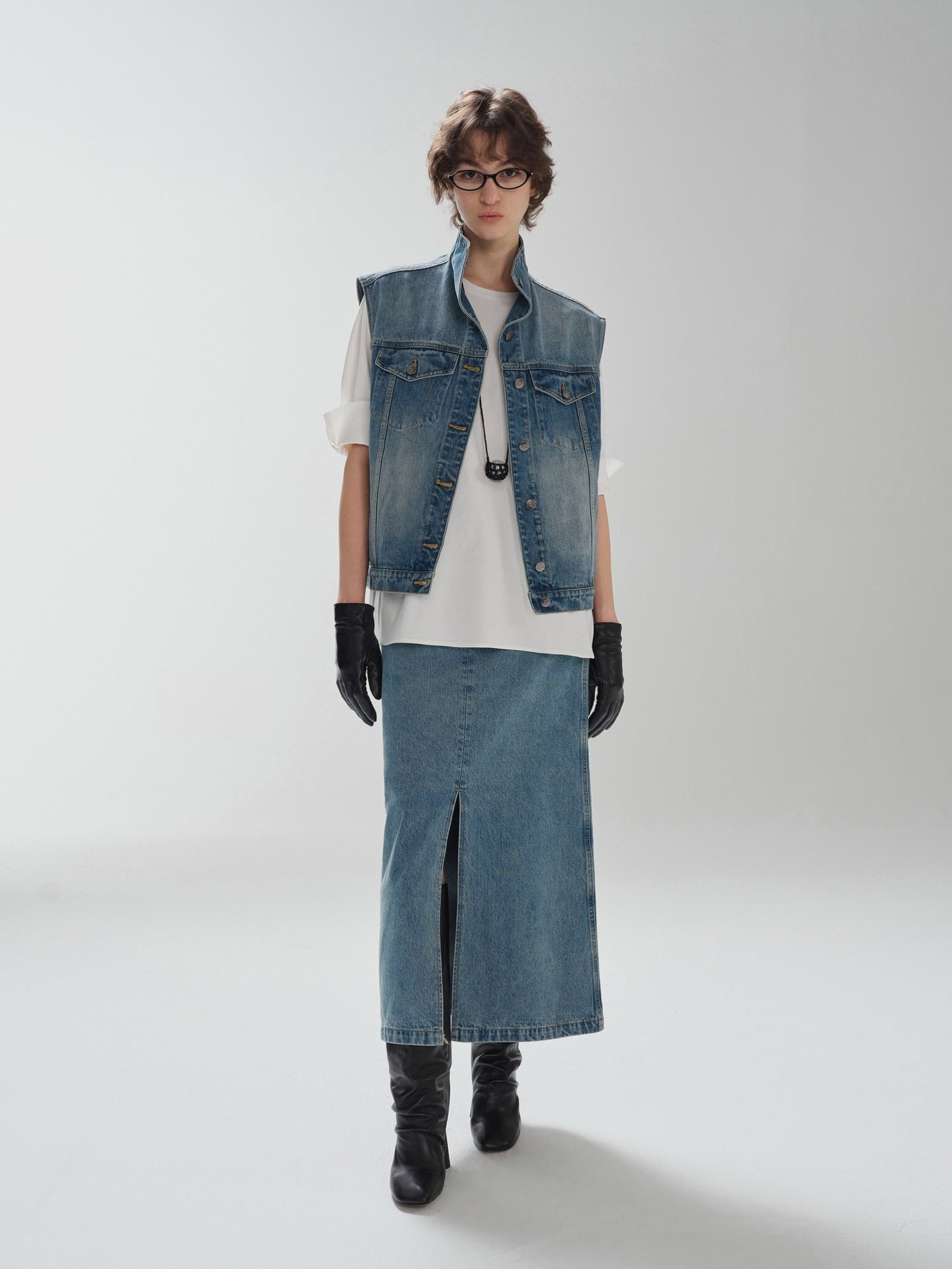 Cove Denim Skirt
