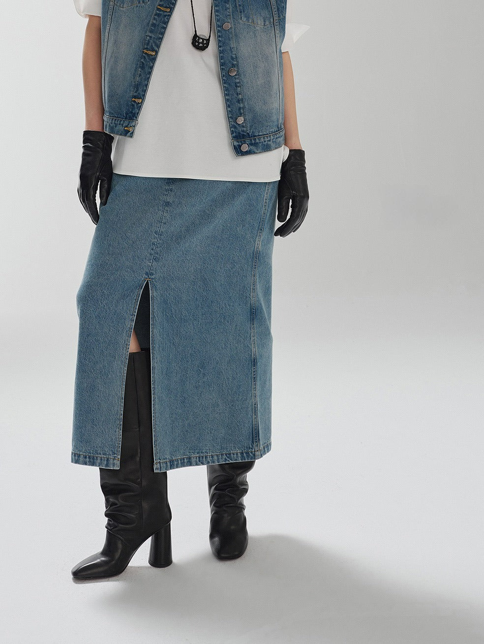 Cove Denim Skirt