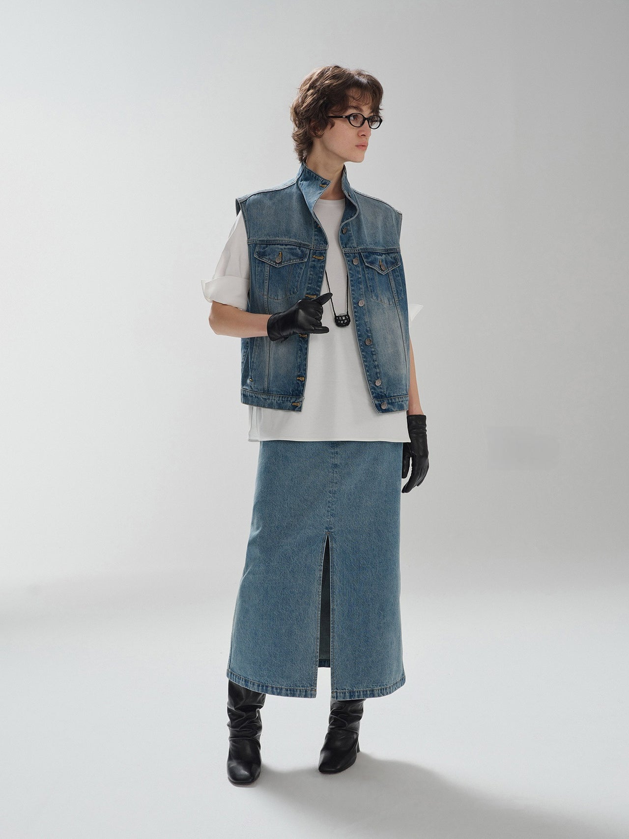 Cove Denim Skirt