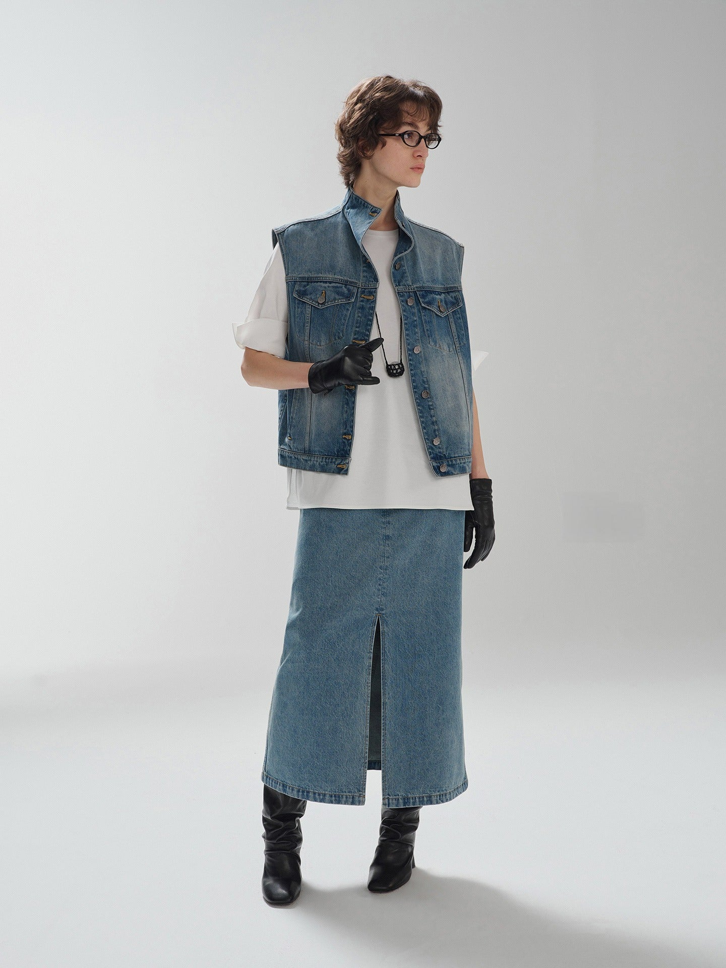 Cove Denim Skirt