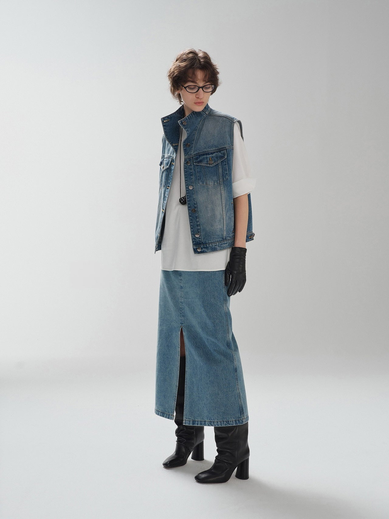 Cove Denim Skirt