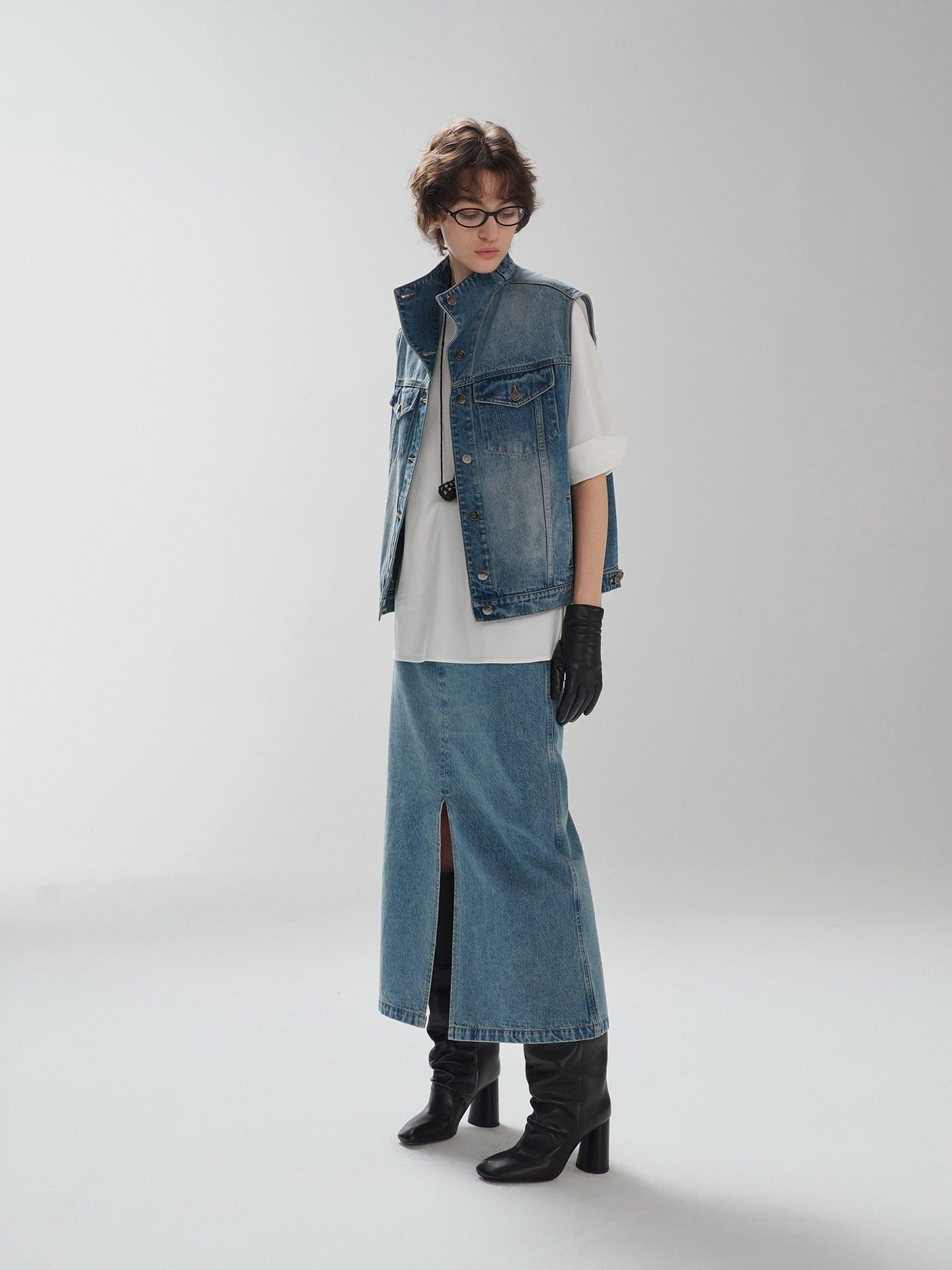 Cove Denim Skirt
