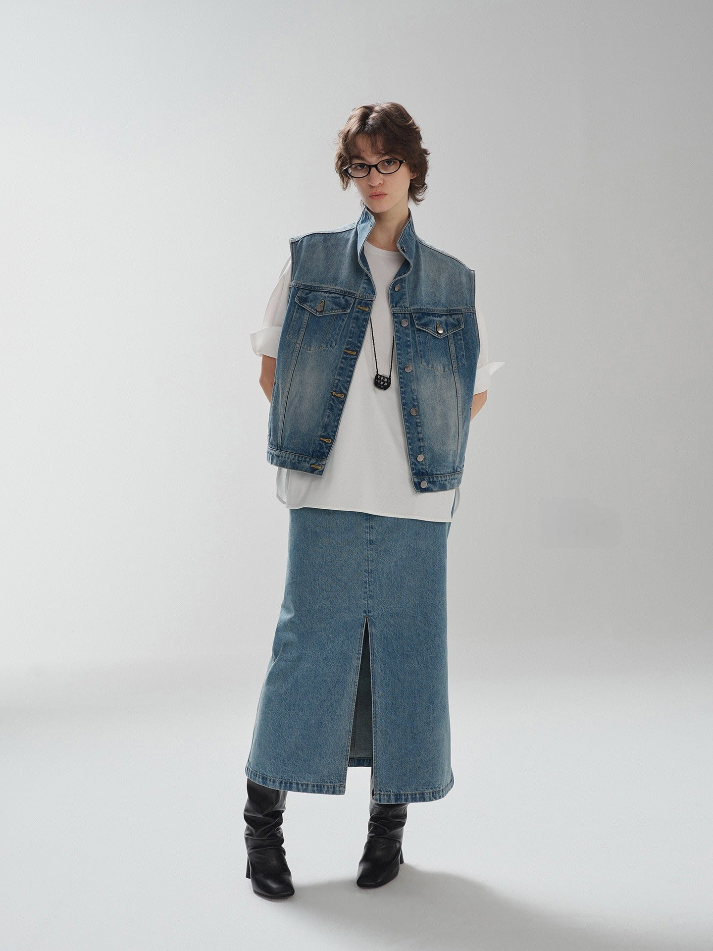 Cove Denim Skirt
