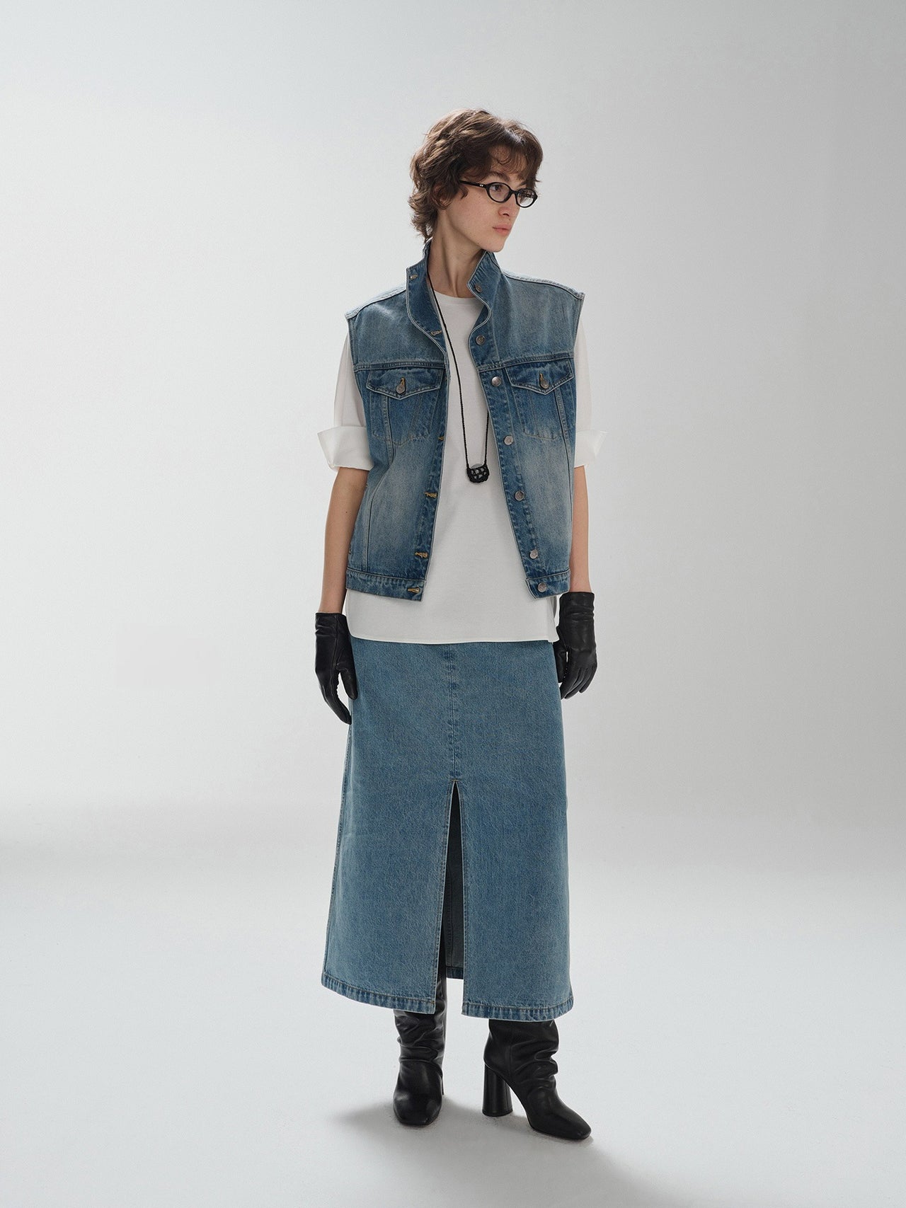 Cove Denim Skirt