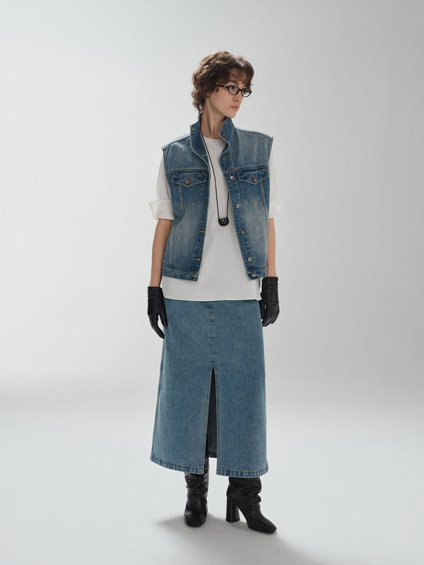 Cove Denim Skirt
