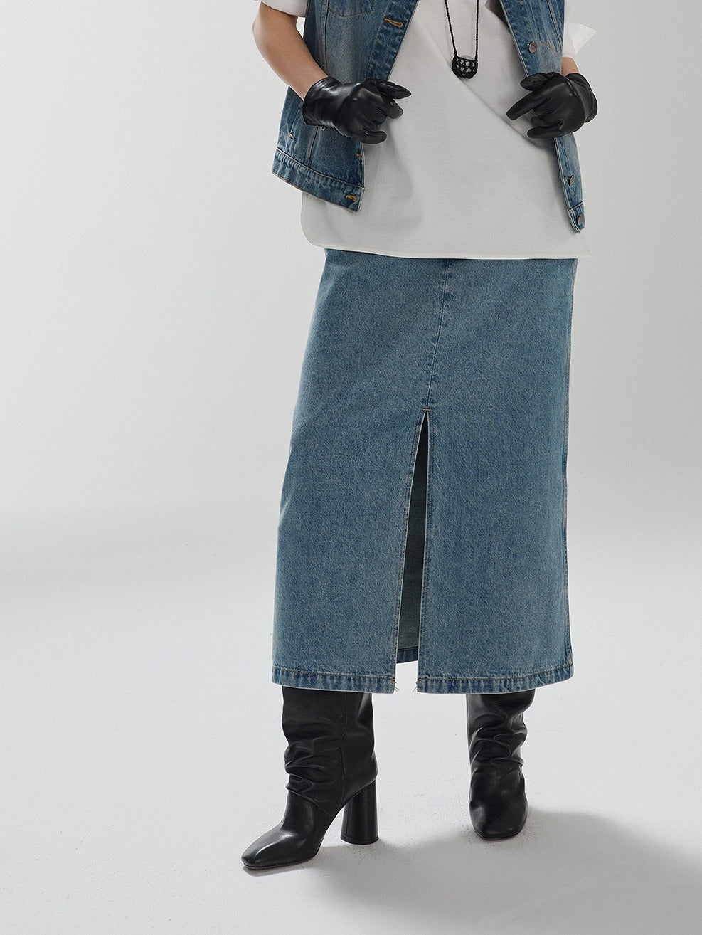 Cove Denim Skirt