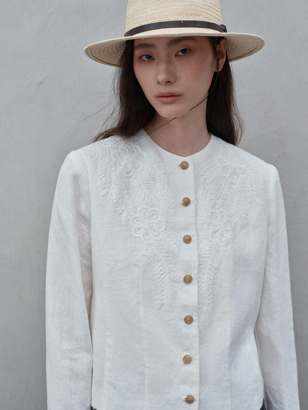 Ode Embroidered Top