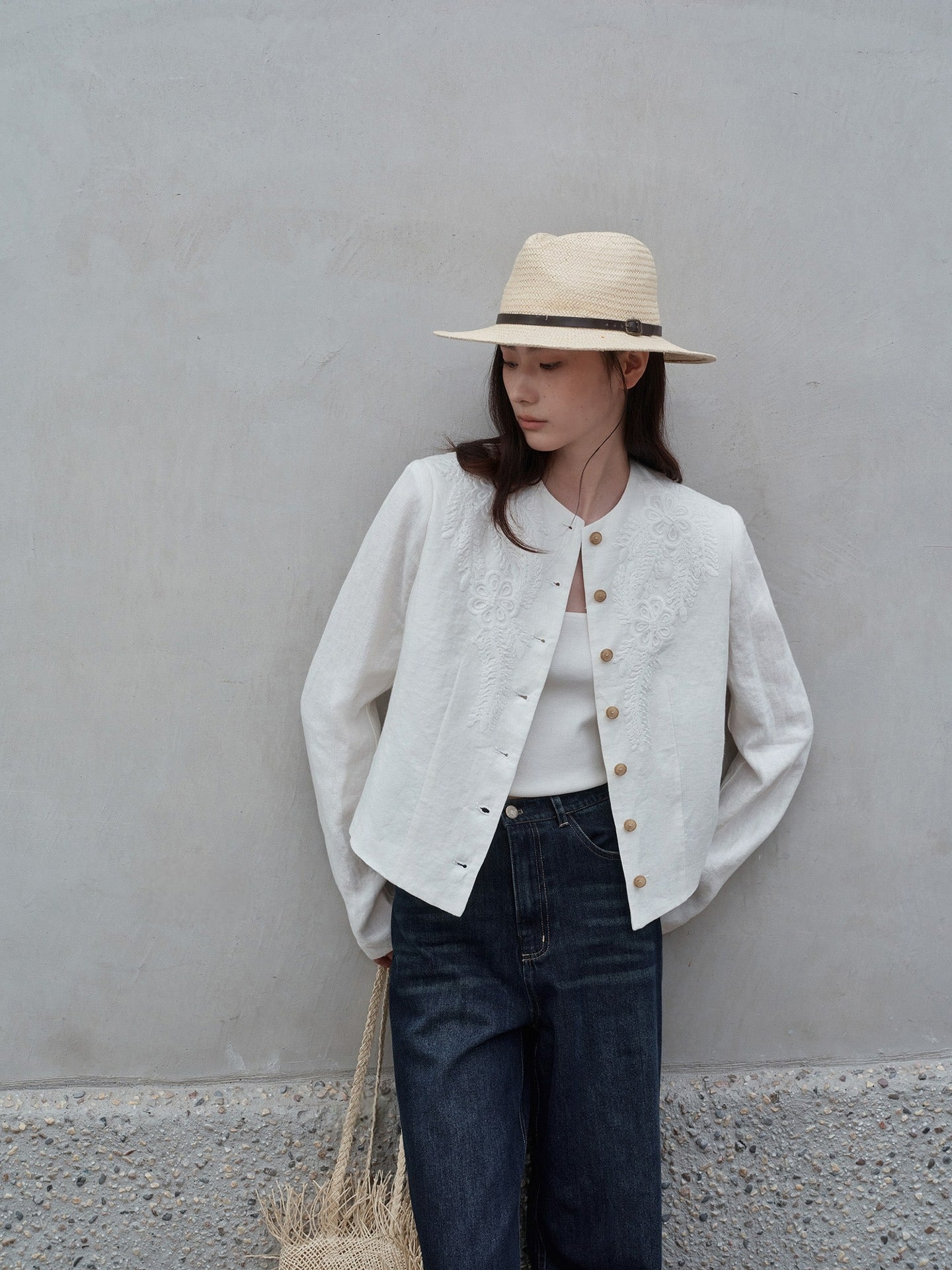 Ode Embroidered Top