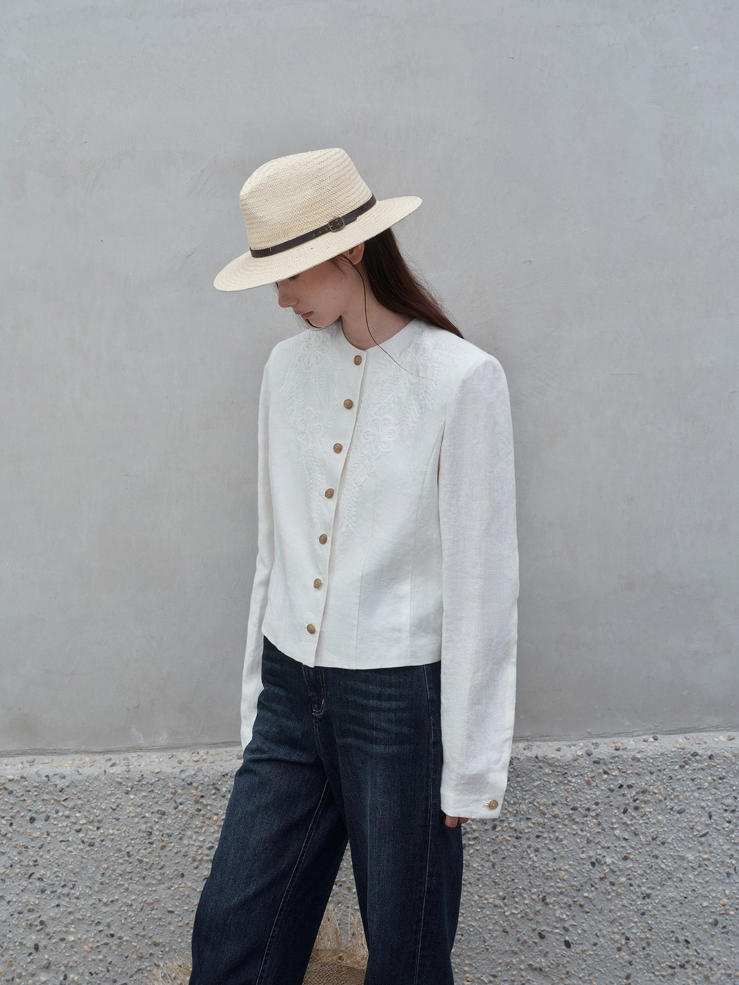 Ode Embroidered Top