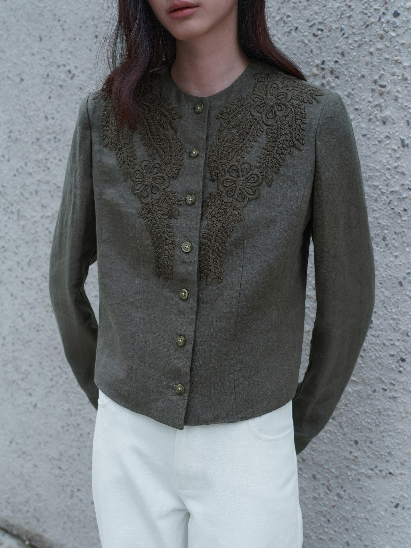 Ode Embroidered Top
