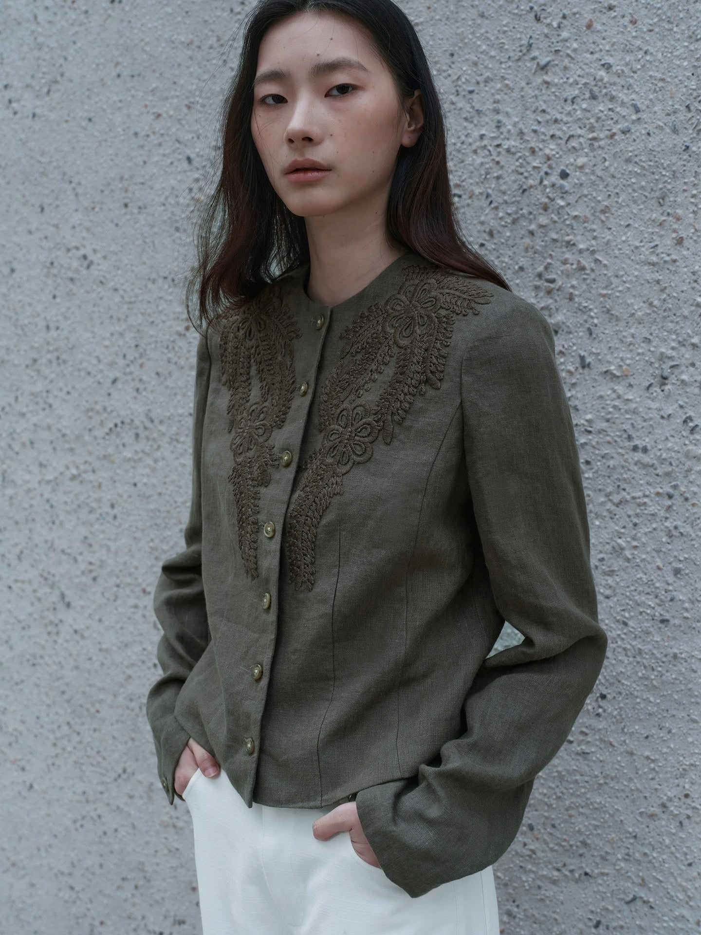 Ode Embroidered Top