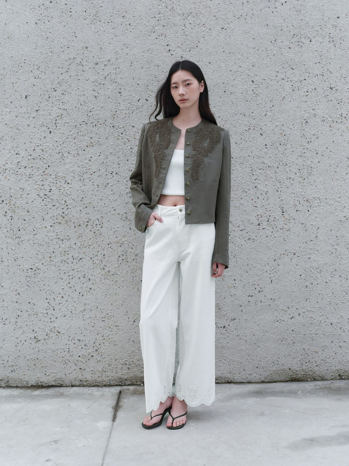Ode Embroidered Top