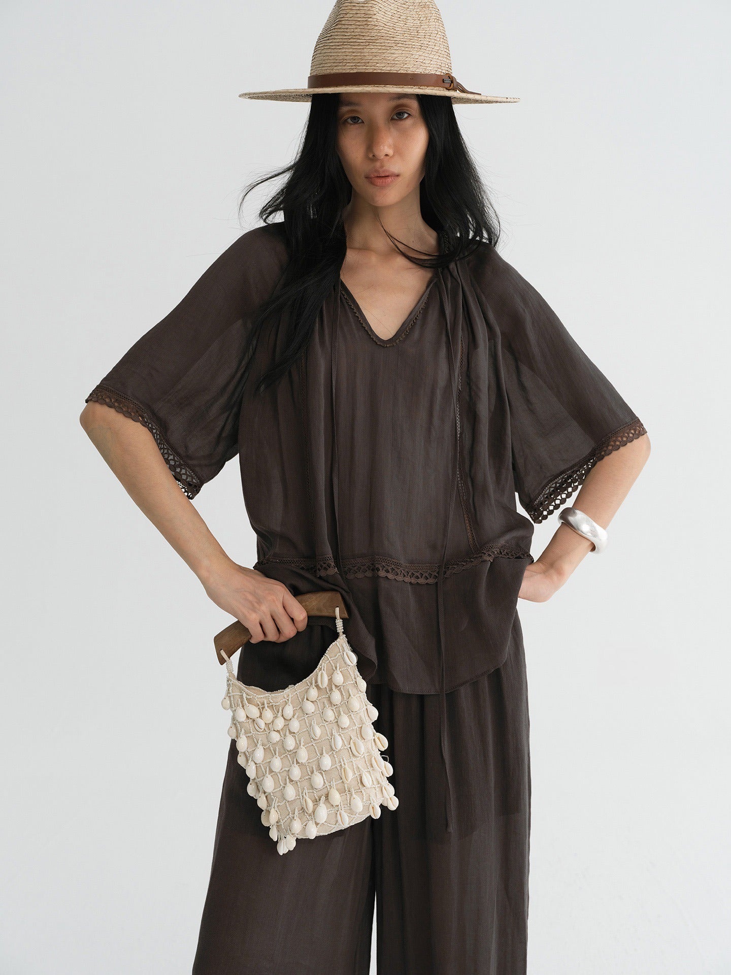 Rhea Veil Top