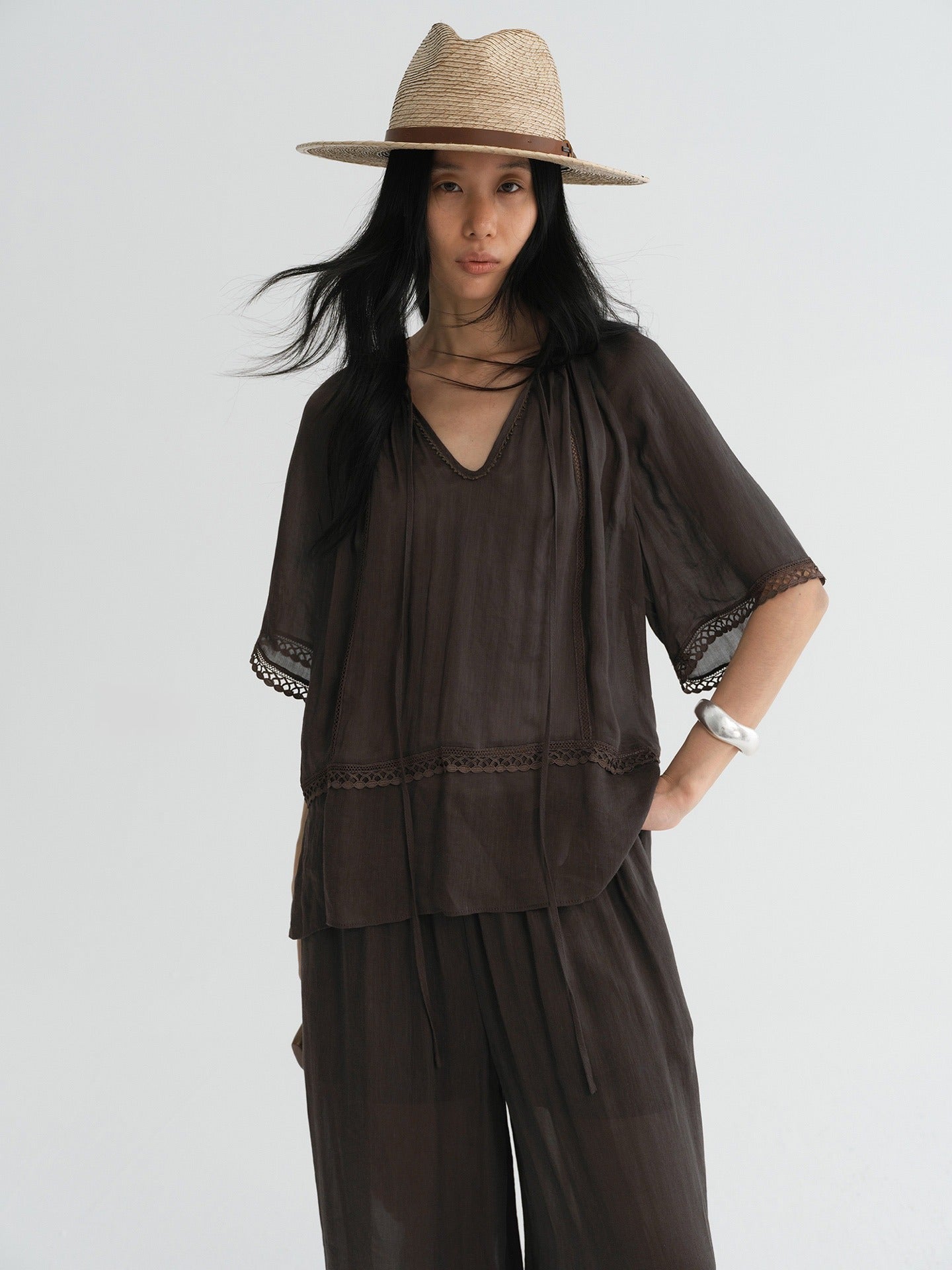 Rhea Veil Top