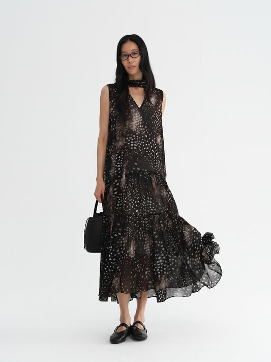 Fawn Veil Dress