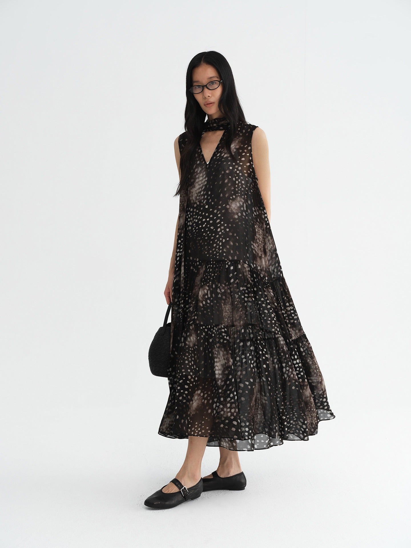Fawn Veil Dress