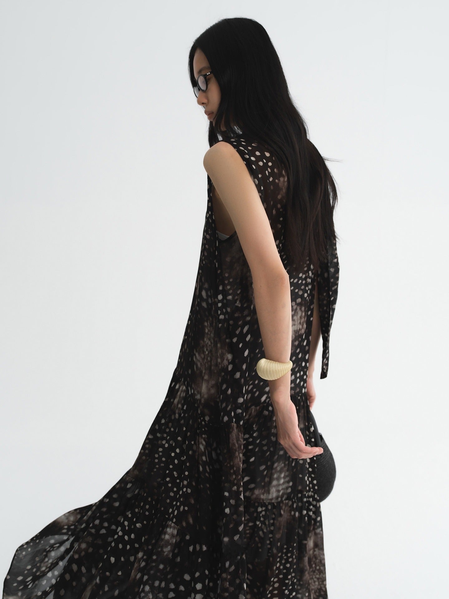 Fawn Veil Dress