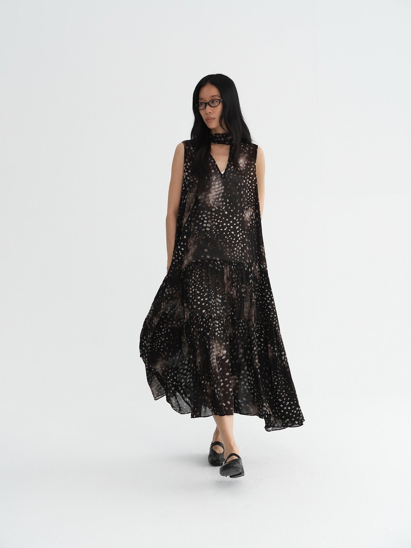 Fawn Veil Dress