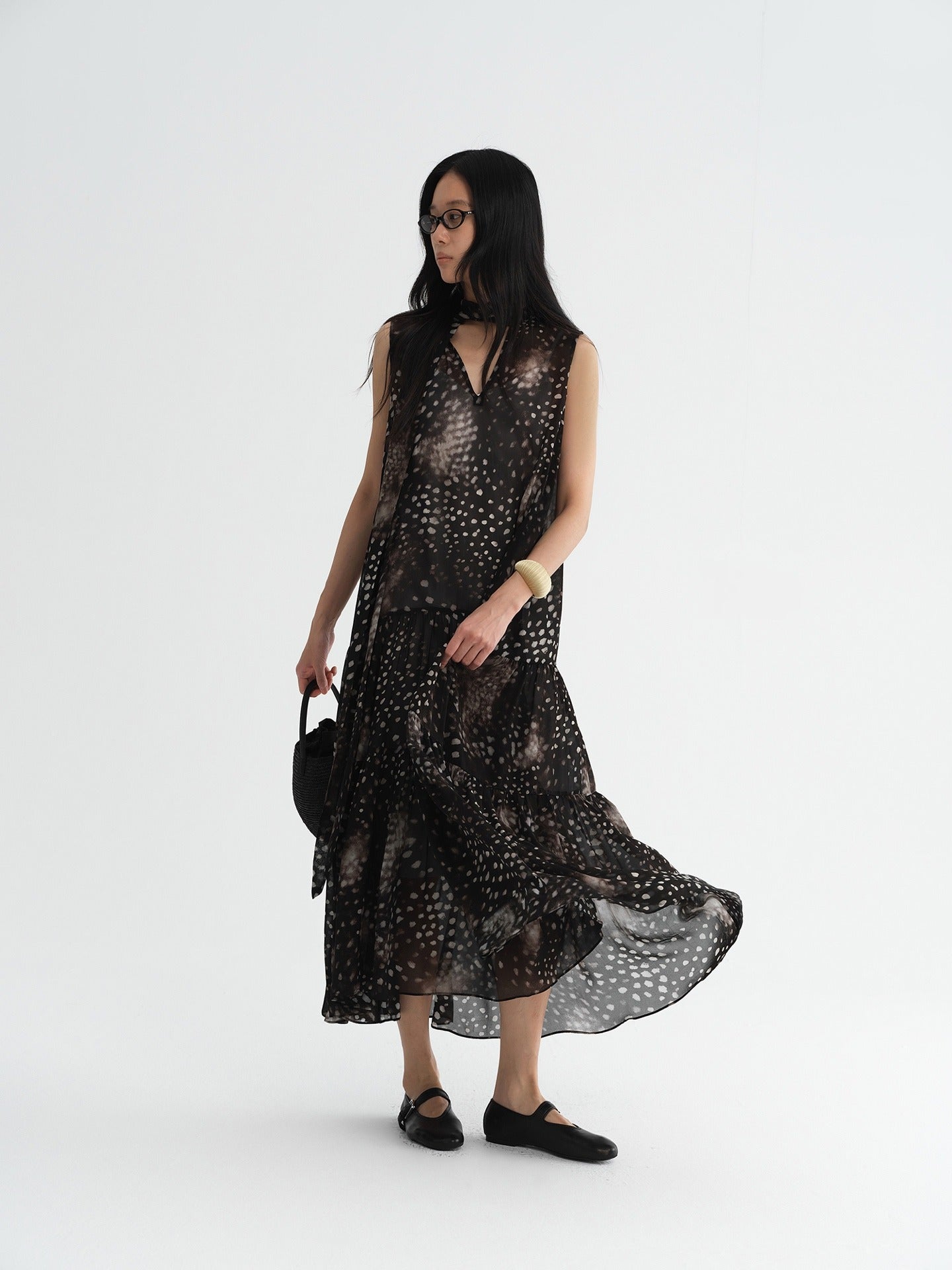 Fawn Veil Dress