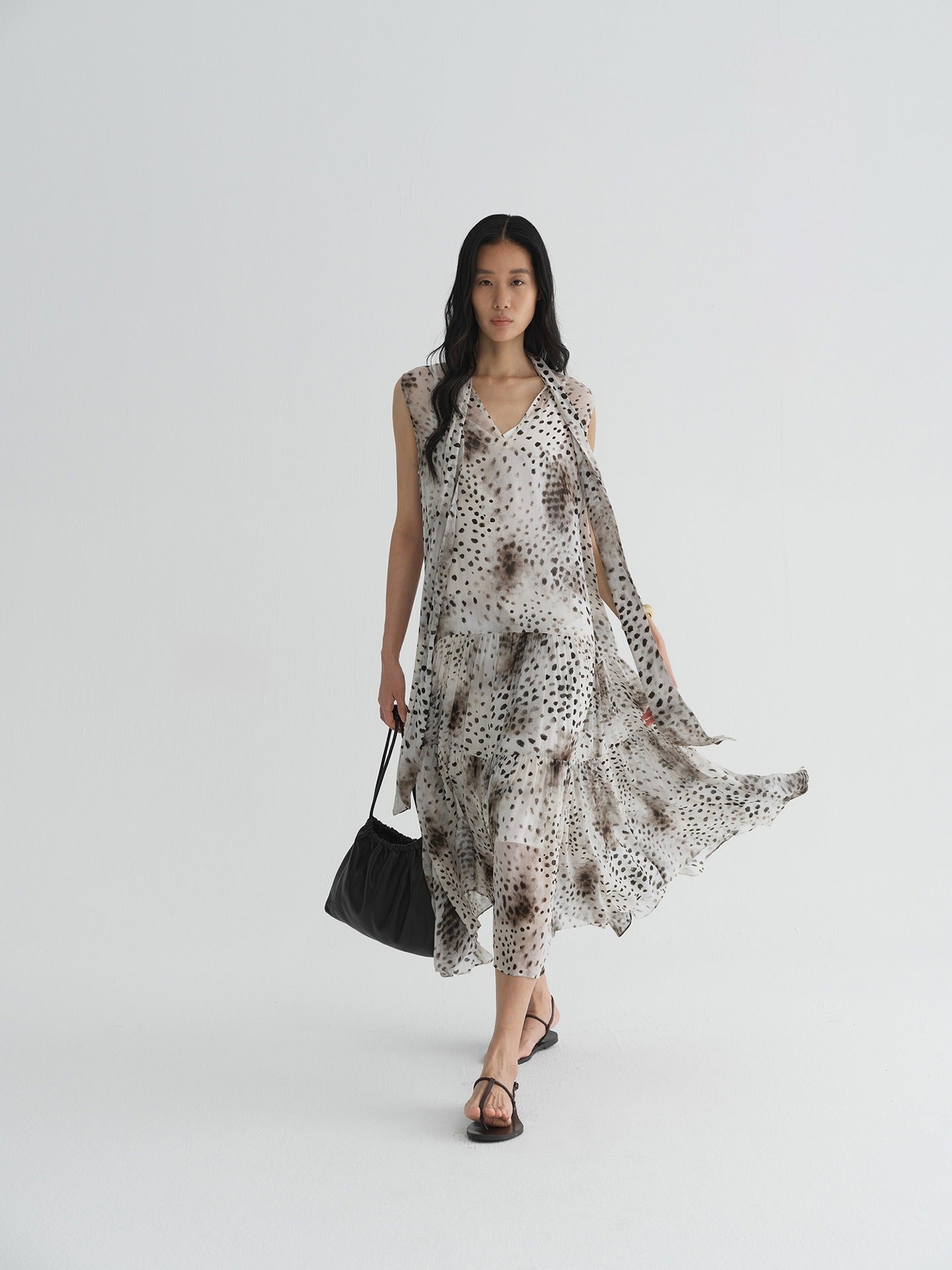 Fawn Veil Dress