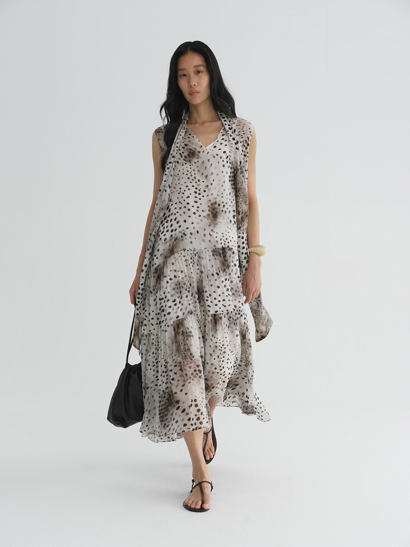 Fawn Veil Dress