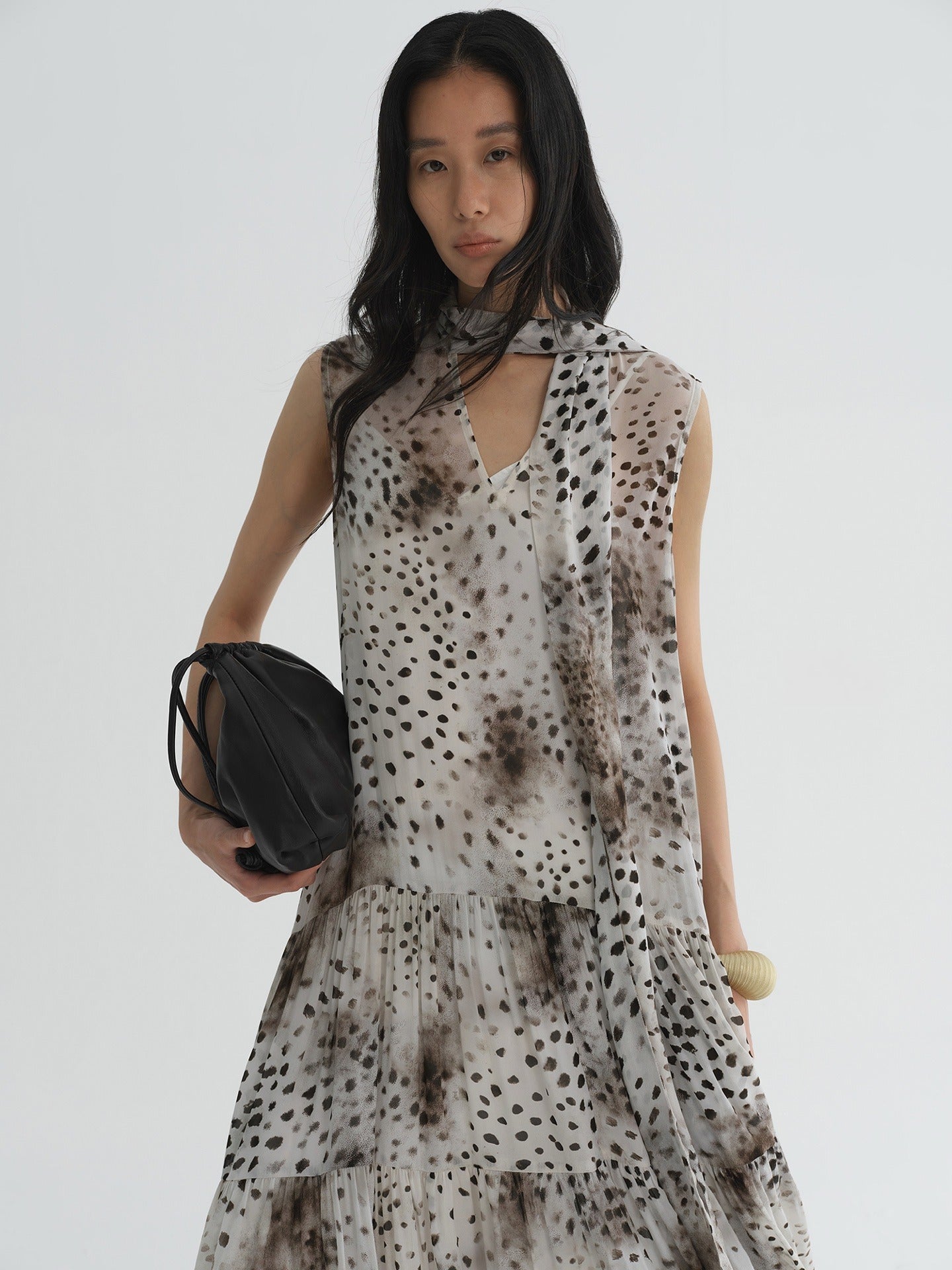 Fawn Veil Dress