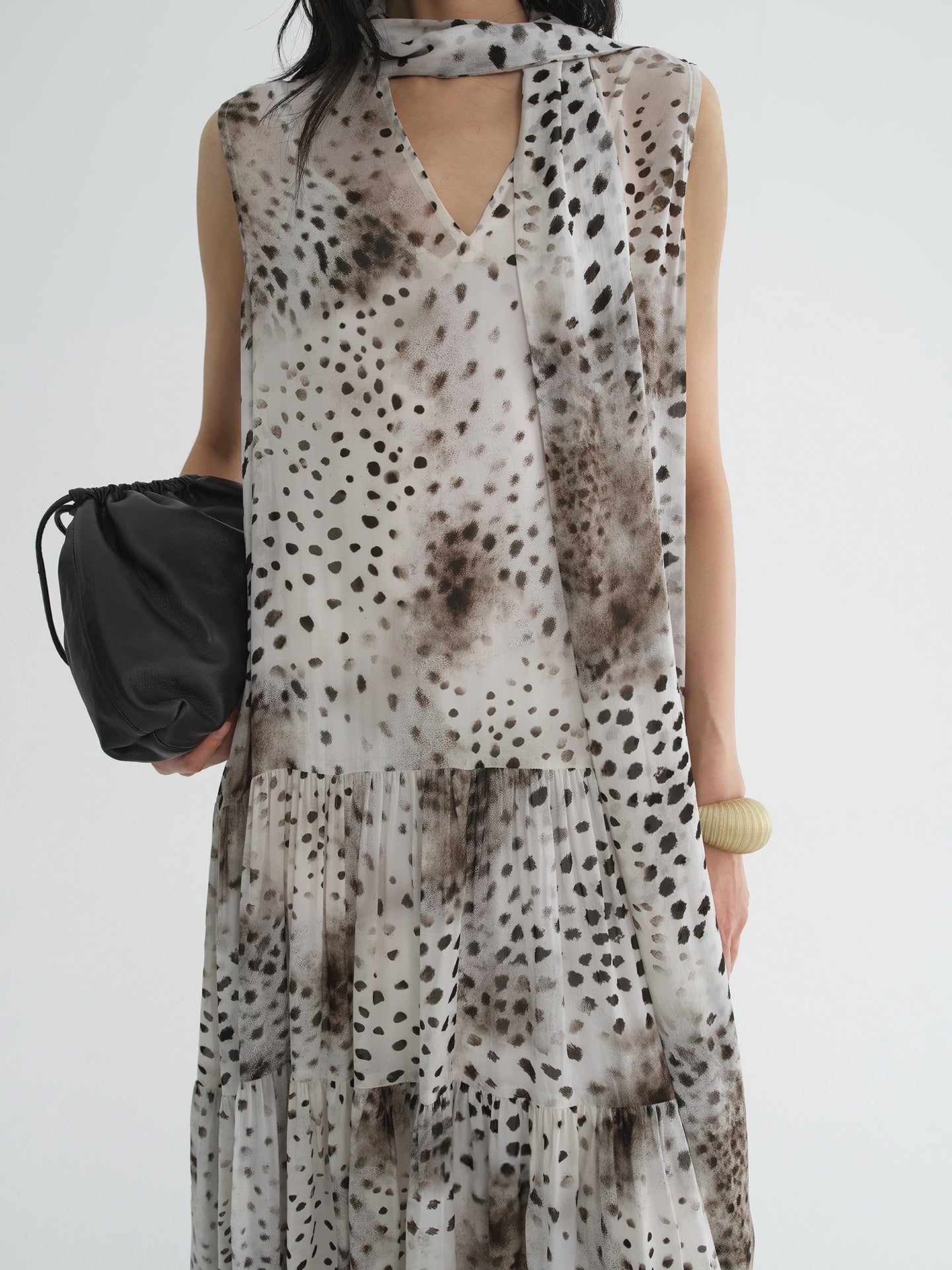 Fawn Veil Dress